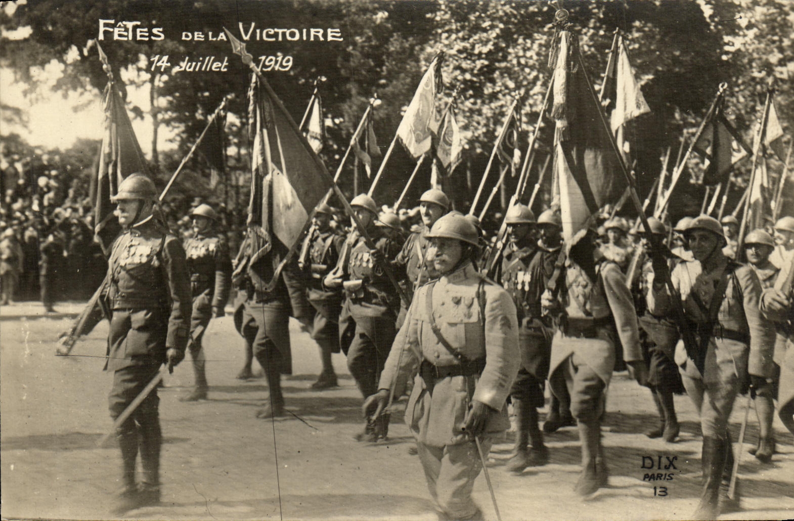 CPA Fetes De la Victoire 14 juillet 1919 