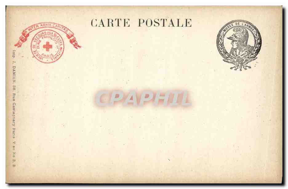 CPA Musee De L Armee Trophees Projectiles Douilles Bombes d aeroplanes Militaria — Rückseite