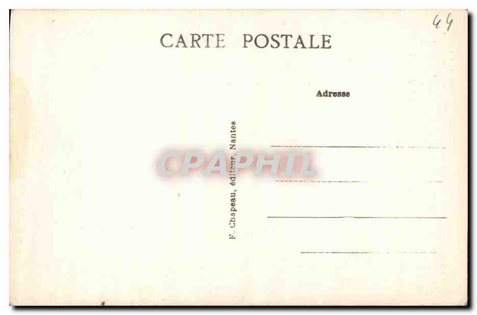 CPA Batz En la sacristie de Saint Guenole — Rückseite