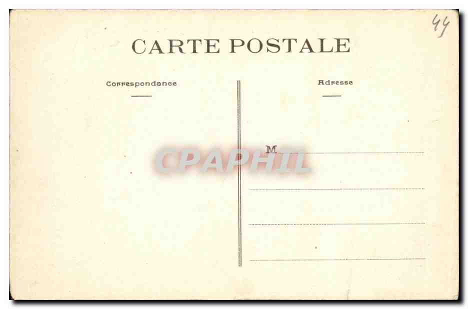 CPA Le Bourg de Batz Les rochers de la plage  — Rückseite