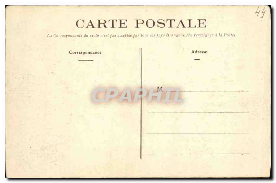 CPA Bourg De Batz Un jour de tempete — Rückseite
