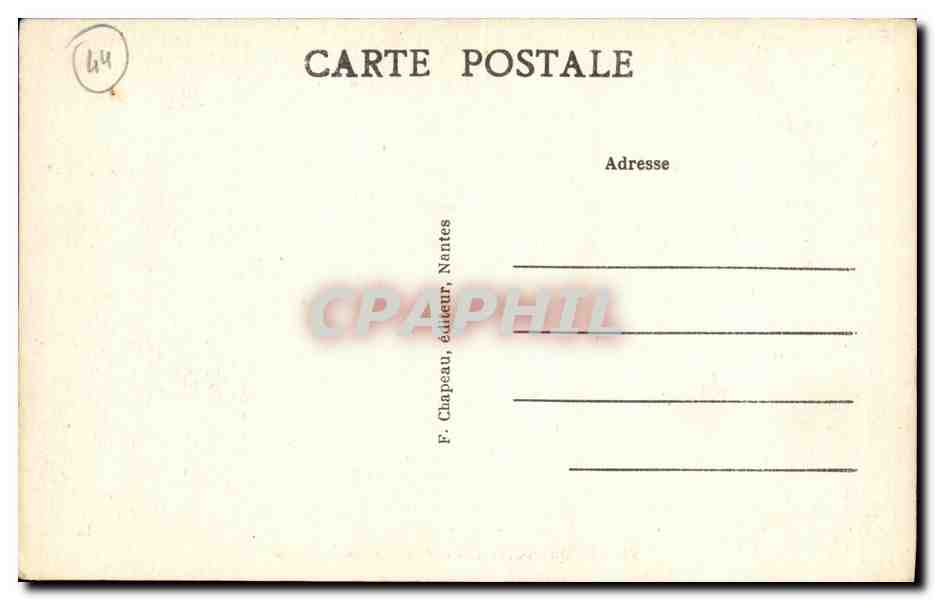 CPA Le Pouliguen Marals Salants — Rückseite