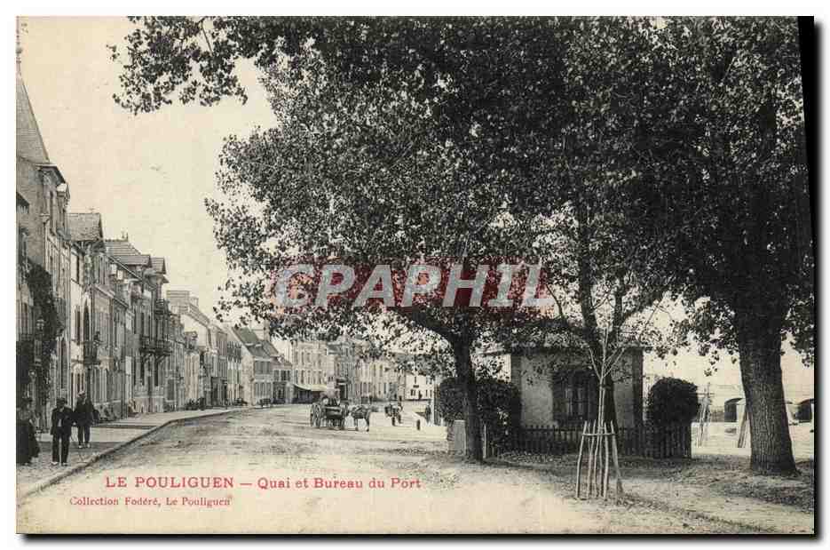 CPA Le Pouliguen Quai et bureau du port