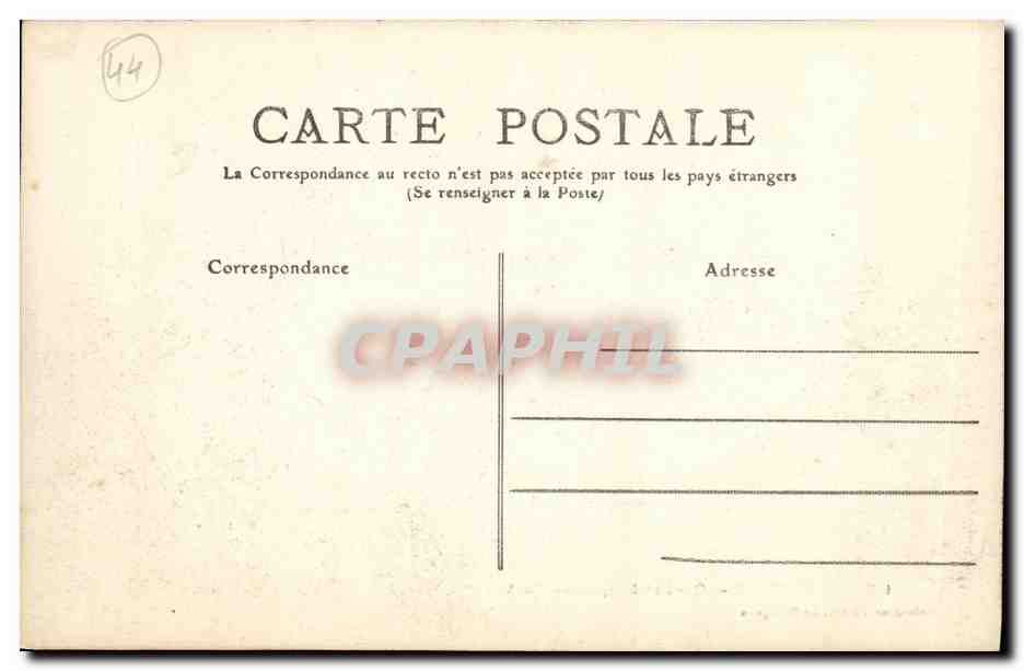CPA Le Pouliguen Quai et bureau du port — Back