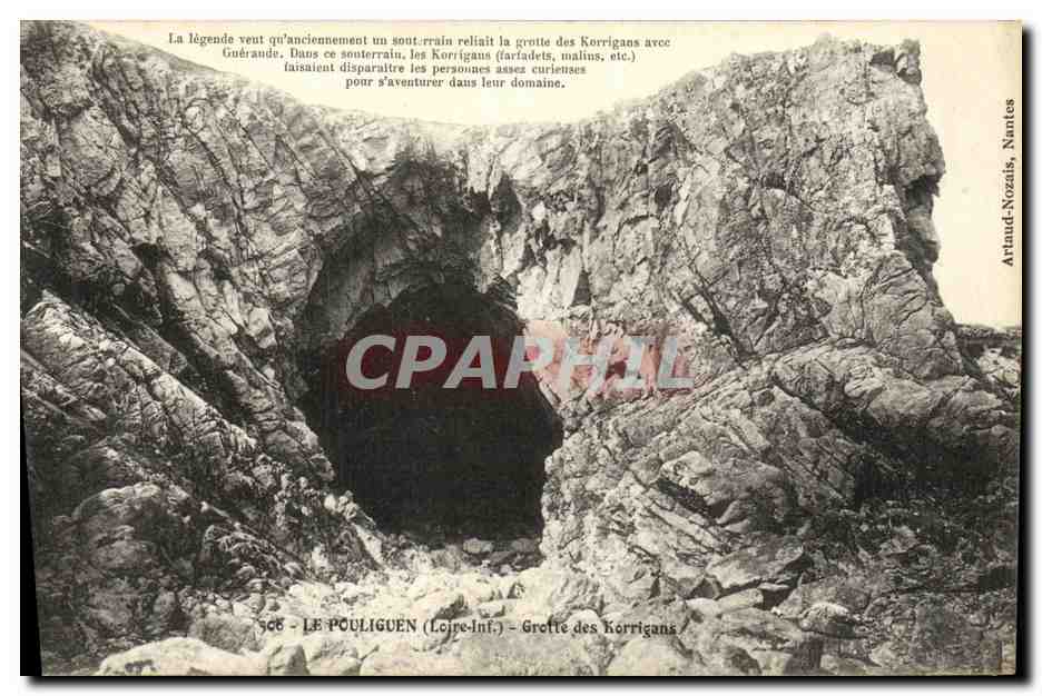 CPA Le Pouliguen Grotte des Korrigans