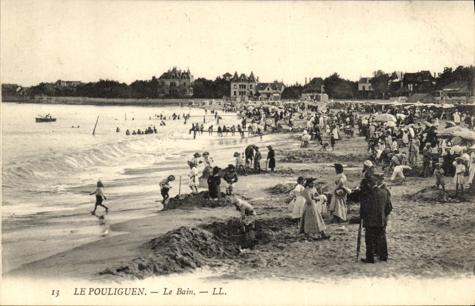 CPA Le Pouliguen La Bain 