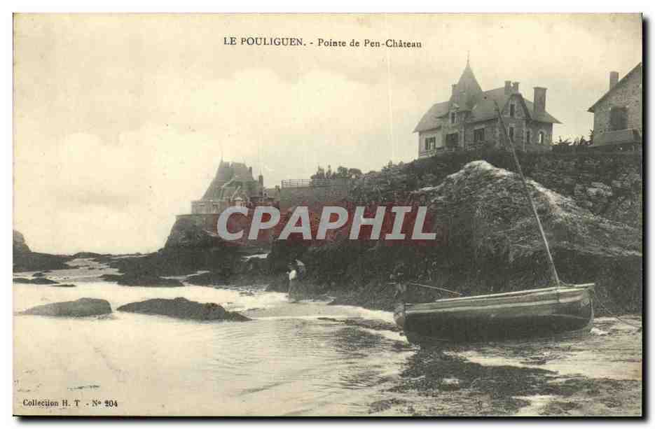 CPA Le Pouliguen Point de Pen Chateau