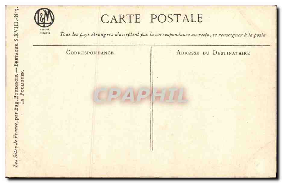 CPA Le Pouliguen — Rückseite