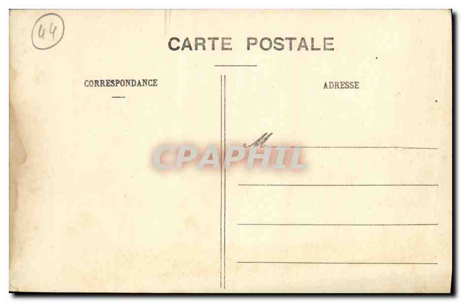 CPA Saint Nazaire Plan de la ville — Verso