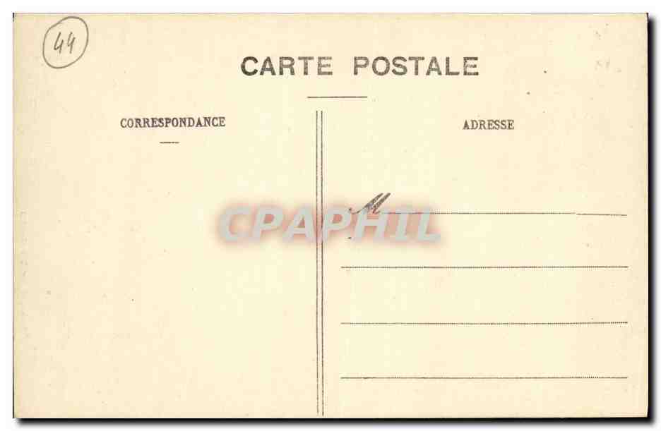 CPA Saint Nazaire Plan  — Verso