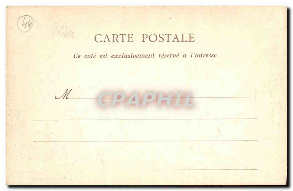 CPA St Nazaire Le Dolmen Enfants — Verso