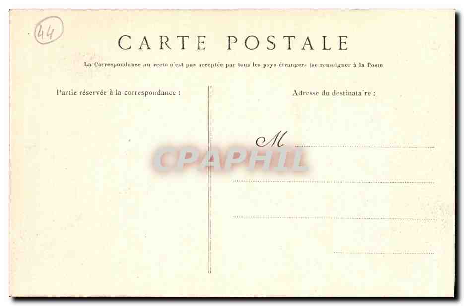 CPA St Nazaire Le jardin des plantes — Verso