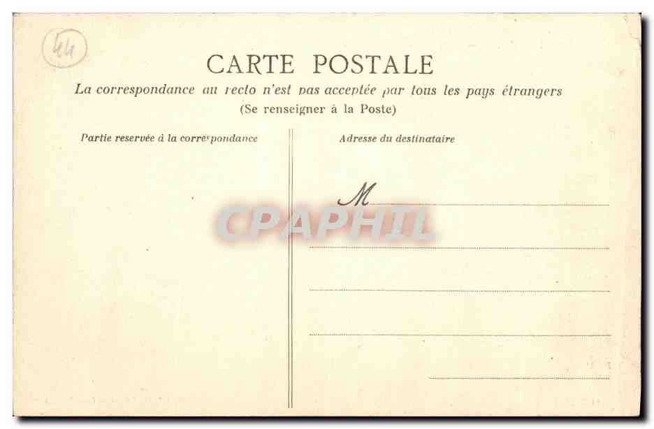 CPA St Nazaire Rocher des Trois bosses — Verso