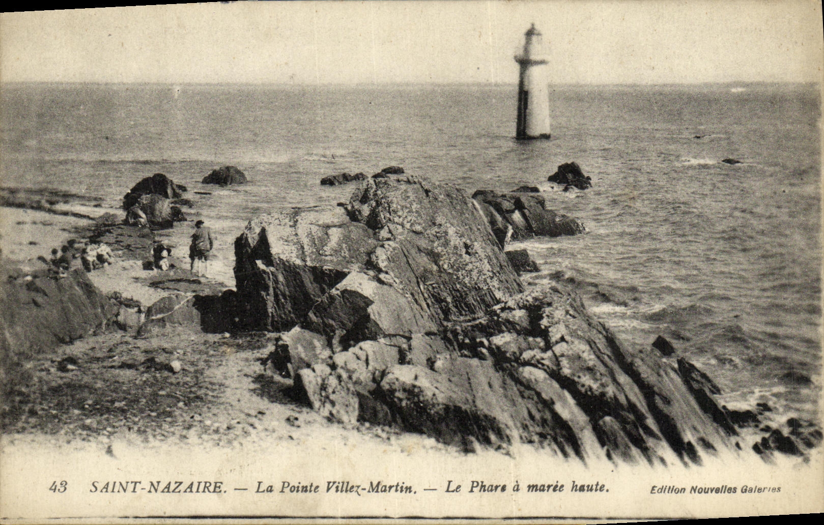 CPA St Nazaire LA Pointe Villez martin