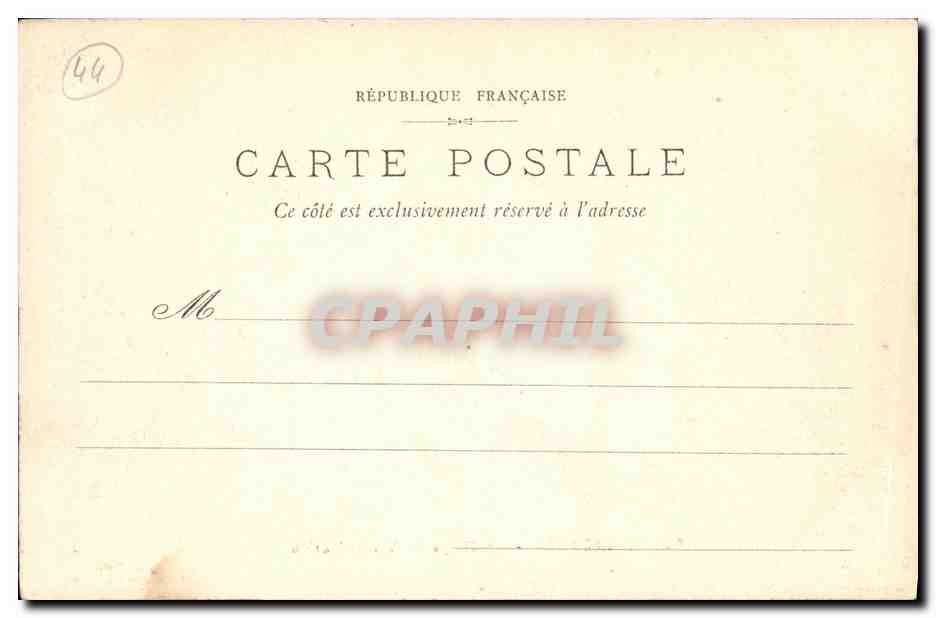 CPA St Nazaire La Plage de Villes Martin — Rückseite