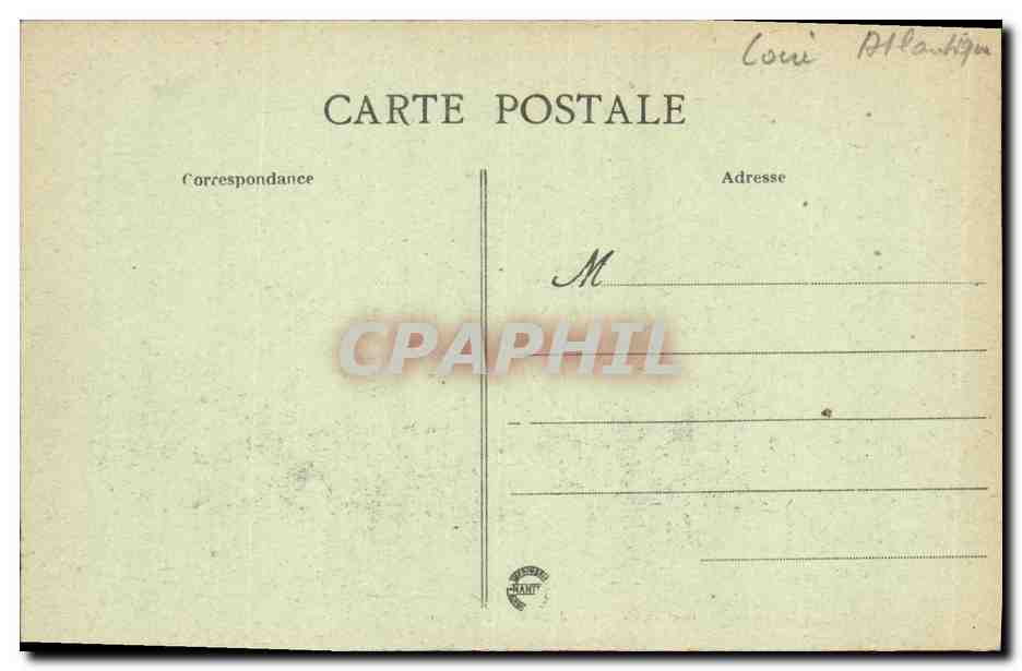 CPA St Nazaire Le Boulevard de l Ocean Enfants — Verso