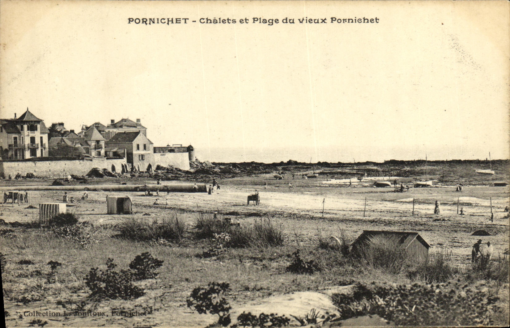 CPA Saint Nazaire Chalets et Plage du vieux Pornichet
