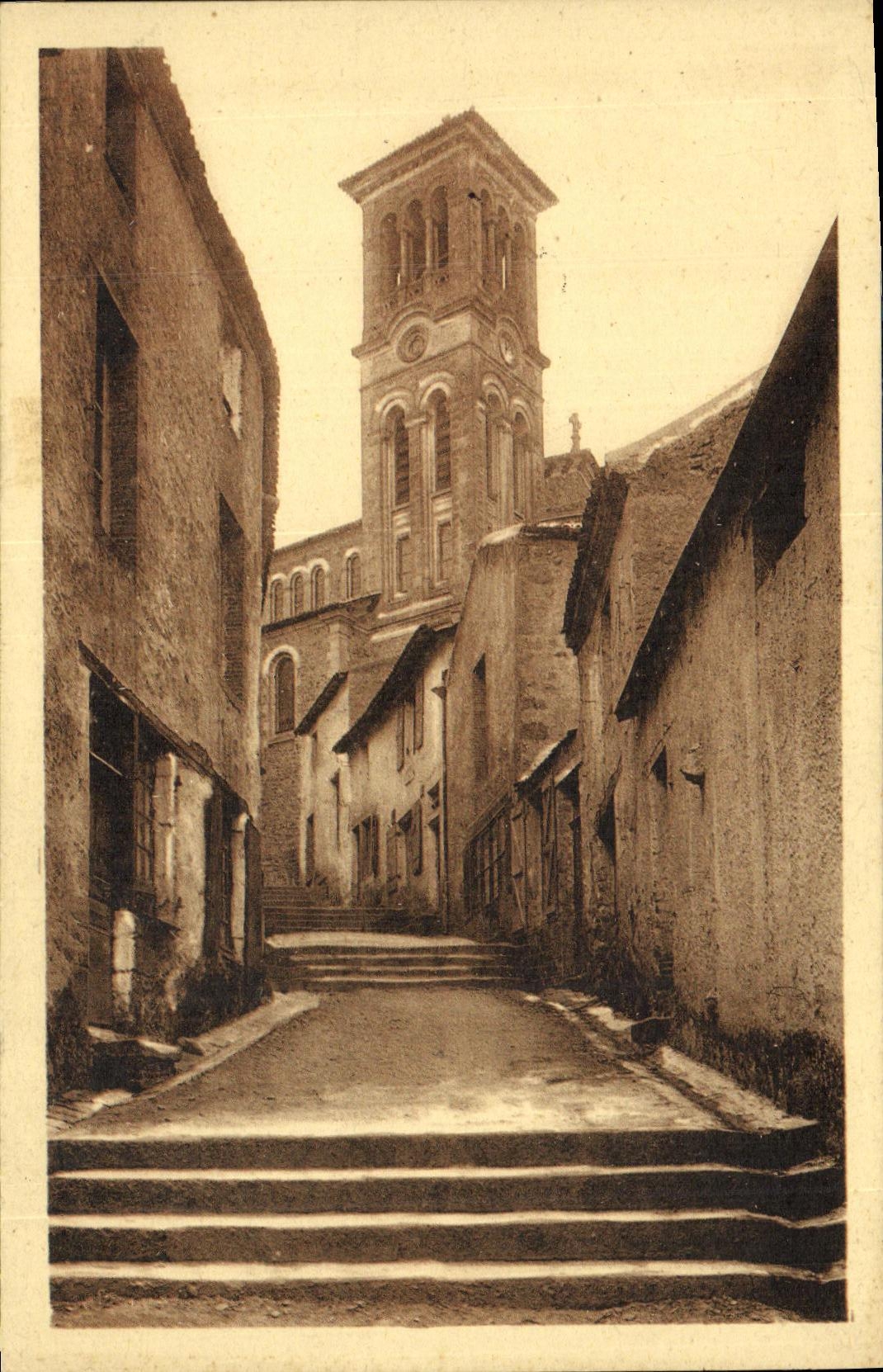CPA Clisson en flanant Rue des 4 Marches
