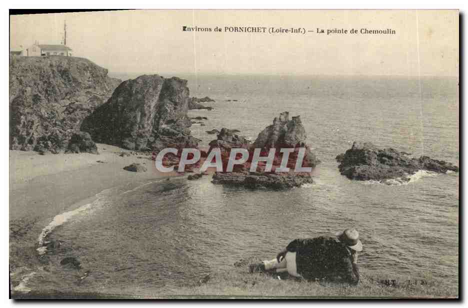 CPA Environs de Pornichet La pointe de Chemoulin