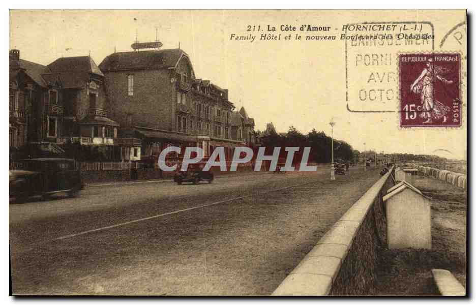CPA La Cote d Amour Pornichet Family Hotel et le nouveau boulevard des Oceanides