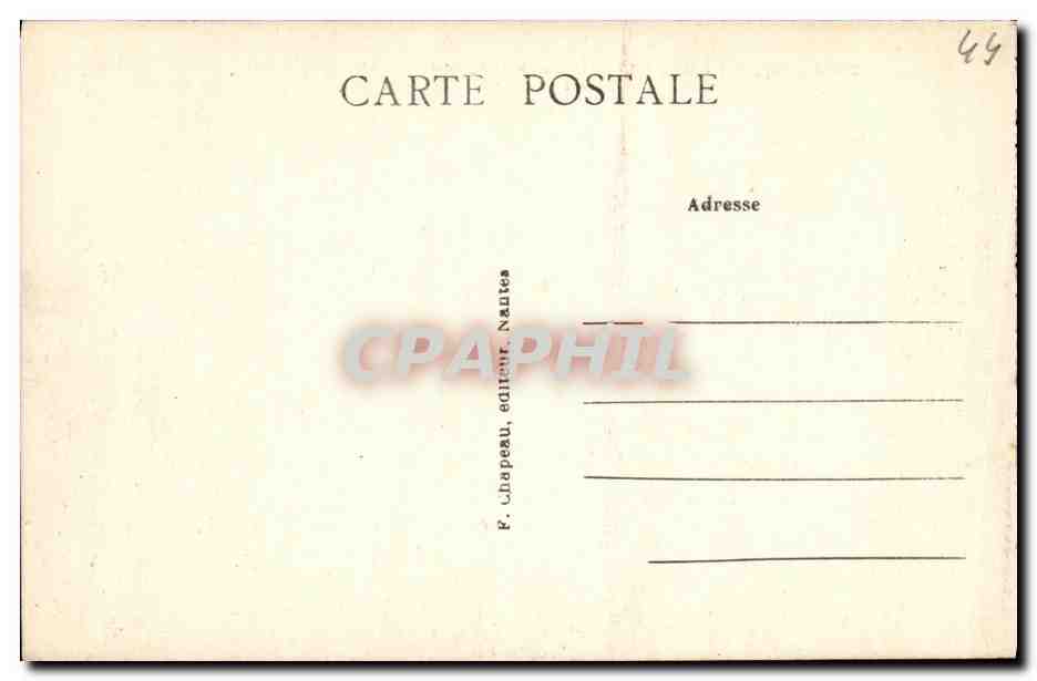 CPA Pornichet La Jetee et le Port Bateaux — Rückseite