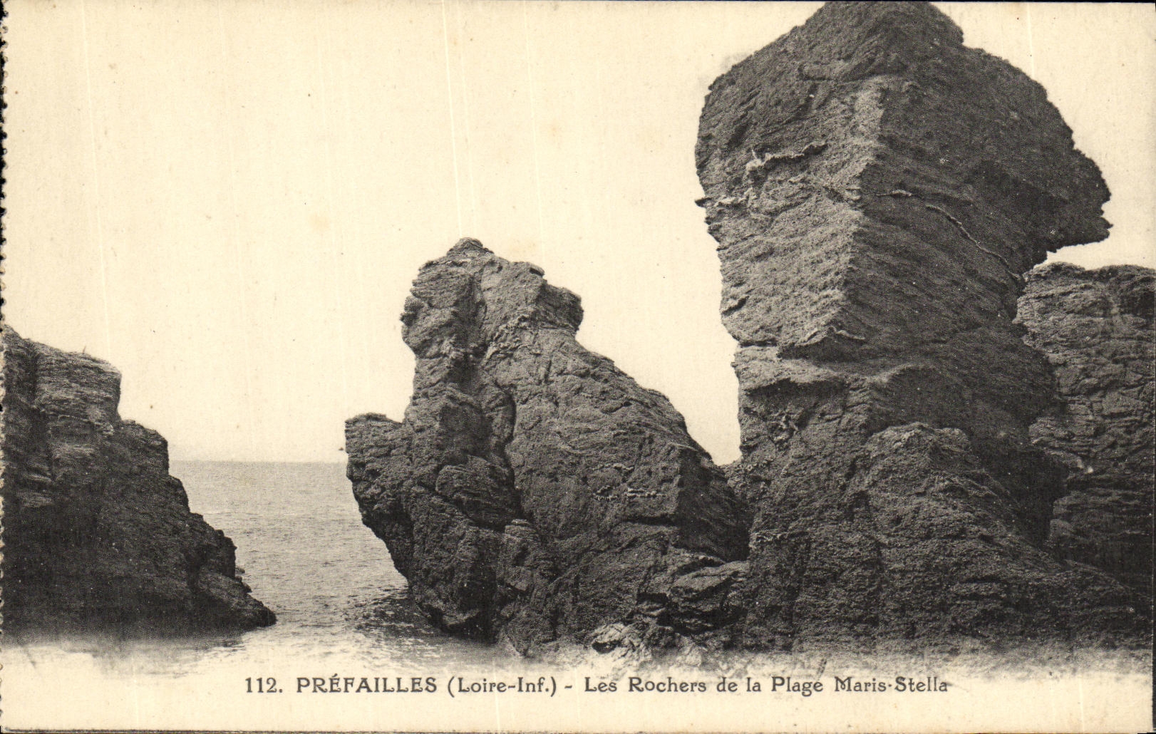 CPA Prefailles Les Rochers de la Plage Maris Stelle