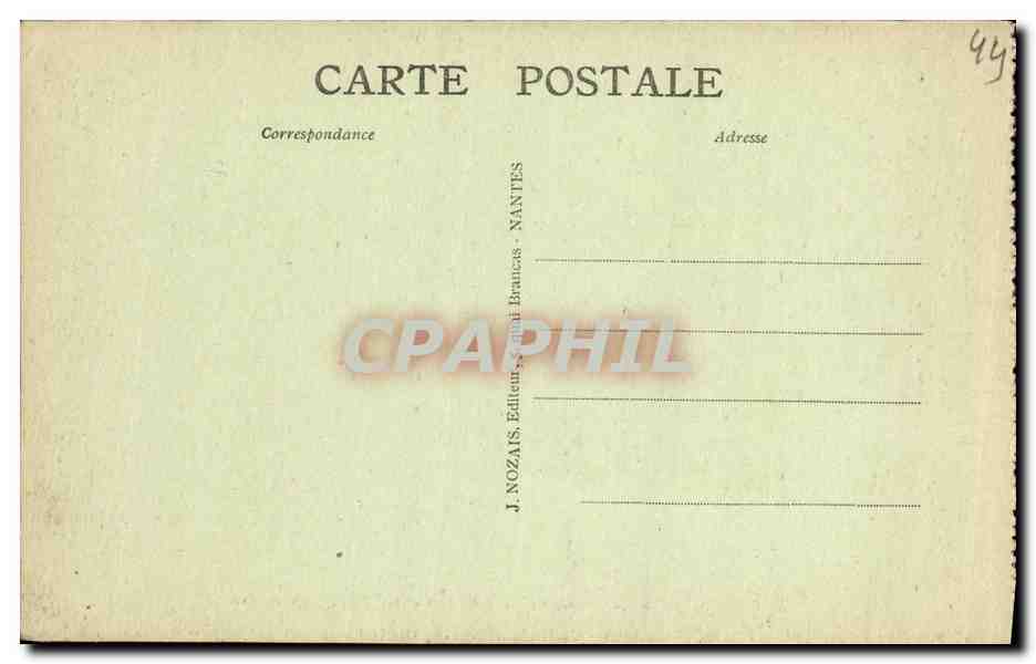 CPA Prefailles Les Rochers de la Plage Maris Stelle — Rückseite