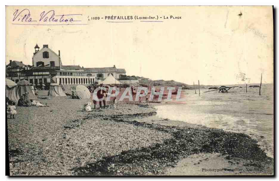 CPA Prefailles La Plage