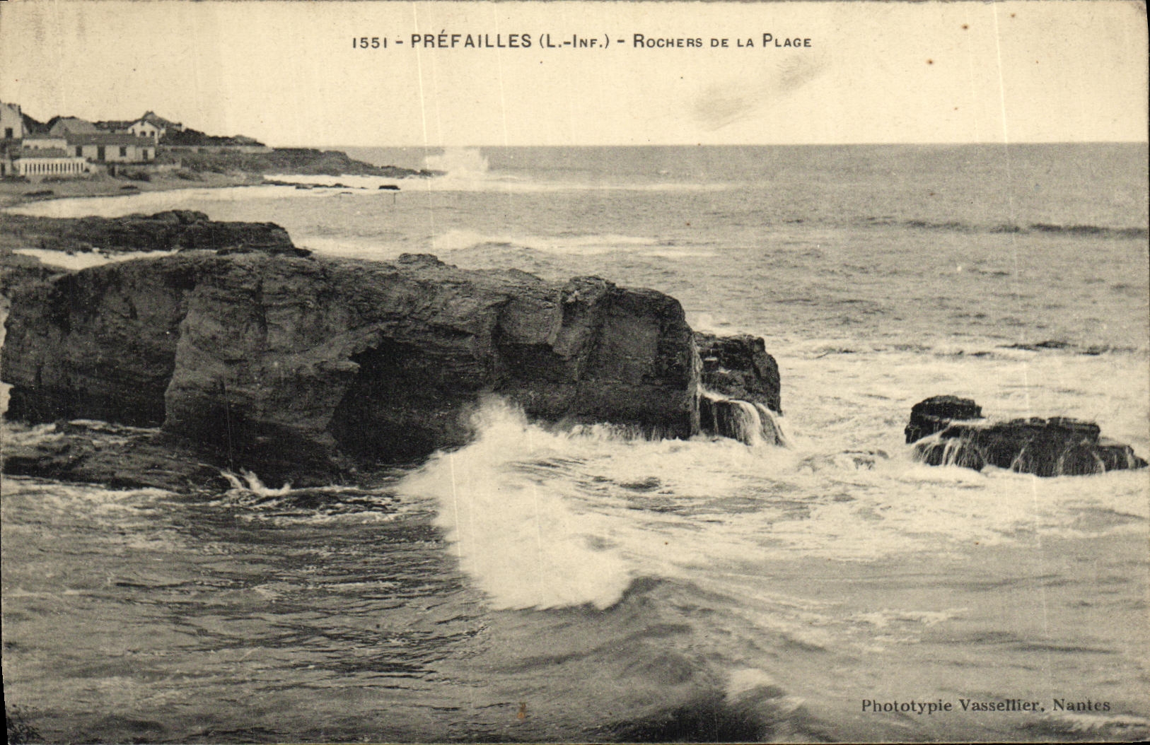 CPA Prefailles Rochers de la Plage