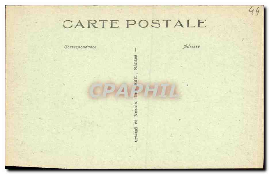 CPA Pornic Effet de nuit — Rückseite