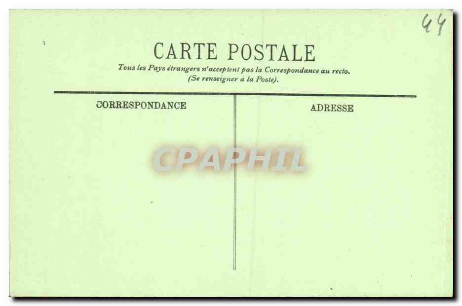 CPA Pornic Vue Generale de l Entree du Port — Back