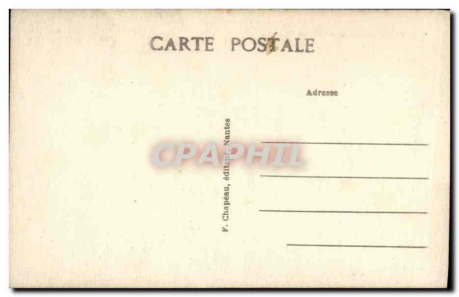 CPA Pornic La Corniche — Rückseite