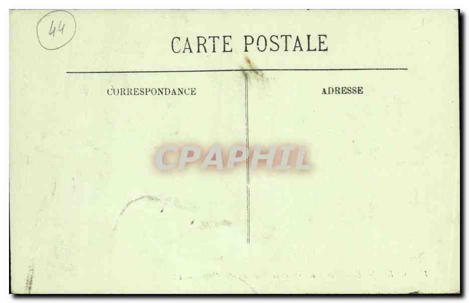 CPA Guerande Les Remparts et la Tour La Gaudinais — Rückseite
