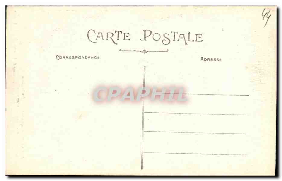 CPA Guerande Collegiale Saint Aubin Chaire Exterieure — Rückseite