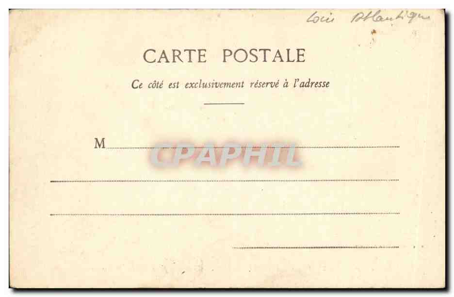 CPA Guerande La Porte Bizienne Les remparts — Rückseite