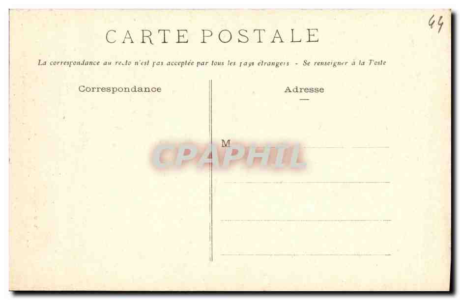 CPA Guerande La Chaire exterieure Enfants — Rückseite