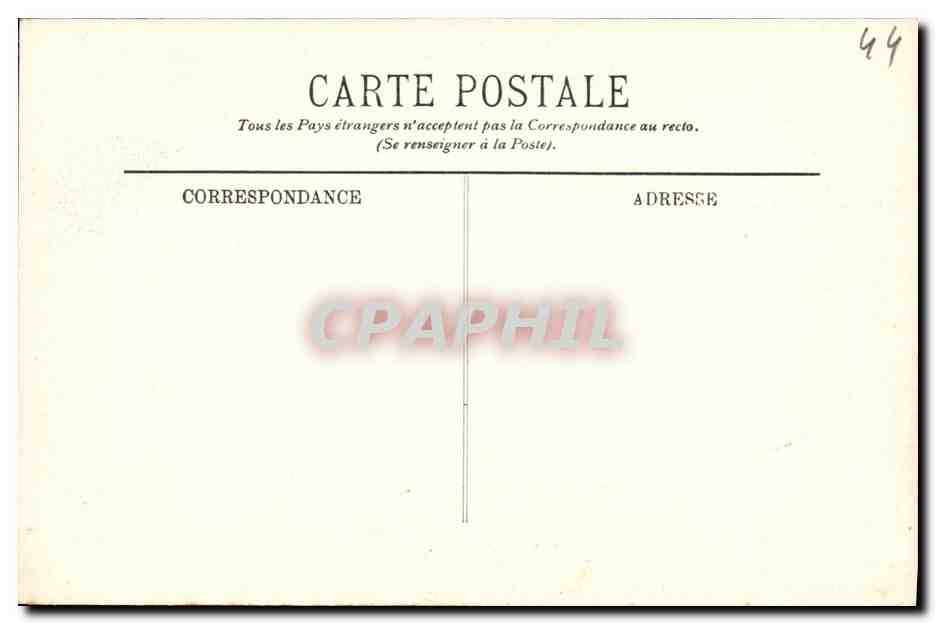 CPA Guerande La Place Saint Michel — Rückseite