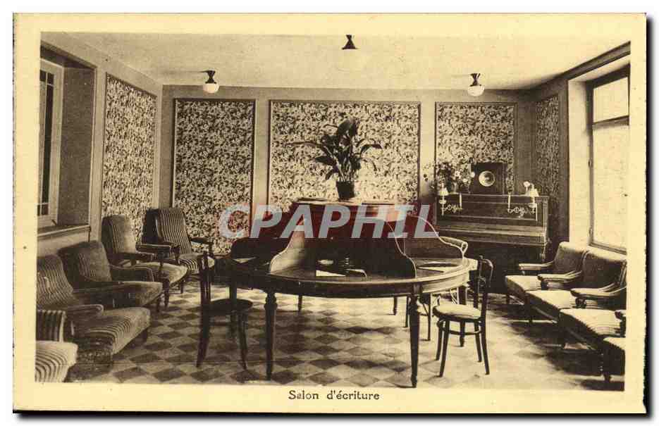CPA St Brevin L ocean Hotel du Chalet Salon d ecriture