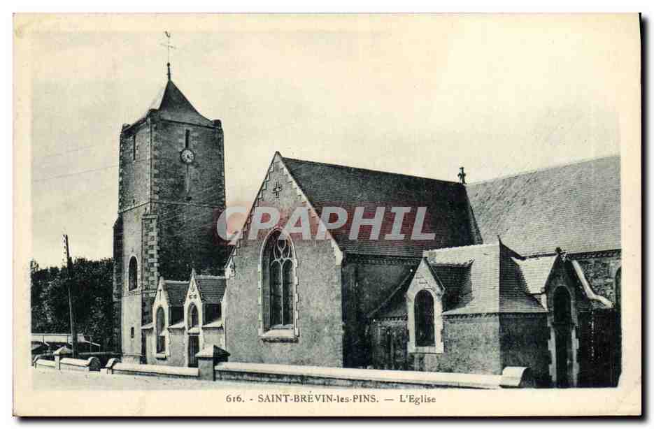 CPA St Brevin les pins L eglise