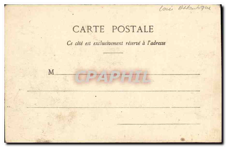 CPA Piriac Point du castelli Le Semaphove — Rückseite