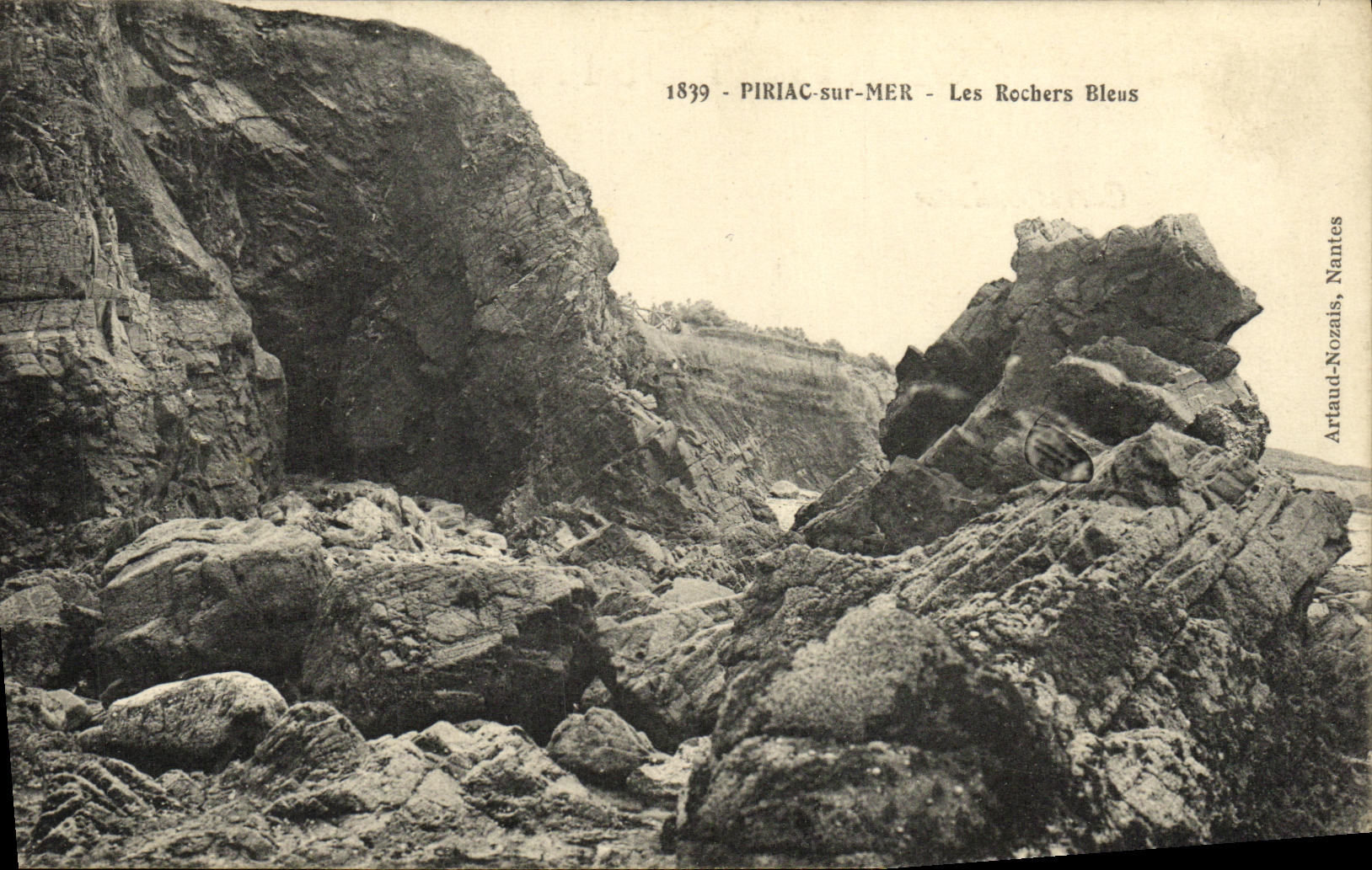 CPA Piriac Sur Mer Les Rochers Bleus