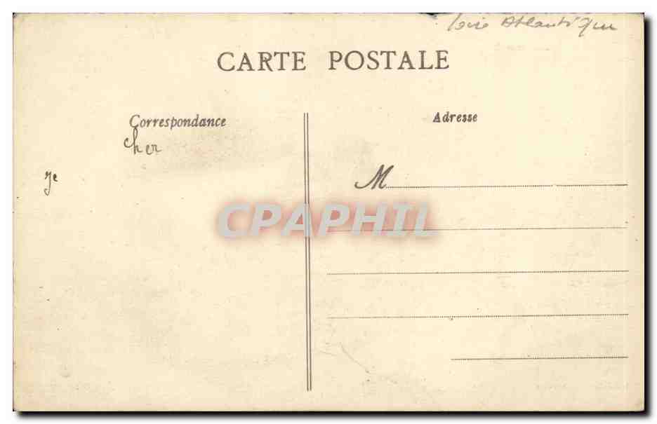 CPA Piriac Sur Mer La Quare du Brenn — Rückseite