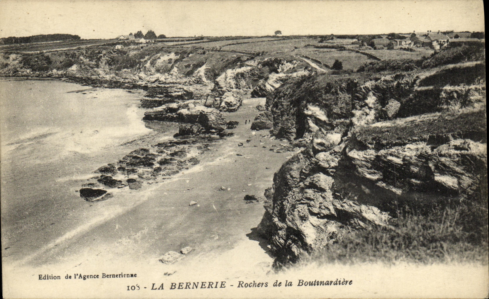 CPA La Bernerie Rochers de la Bounardiere
