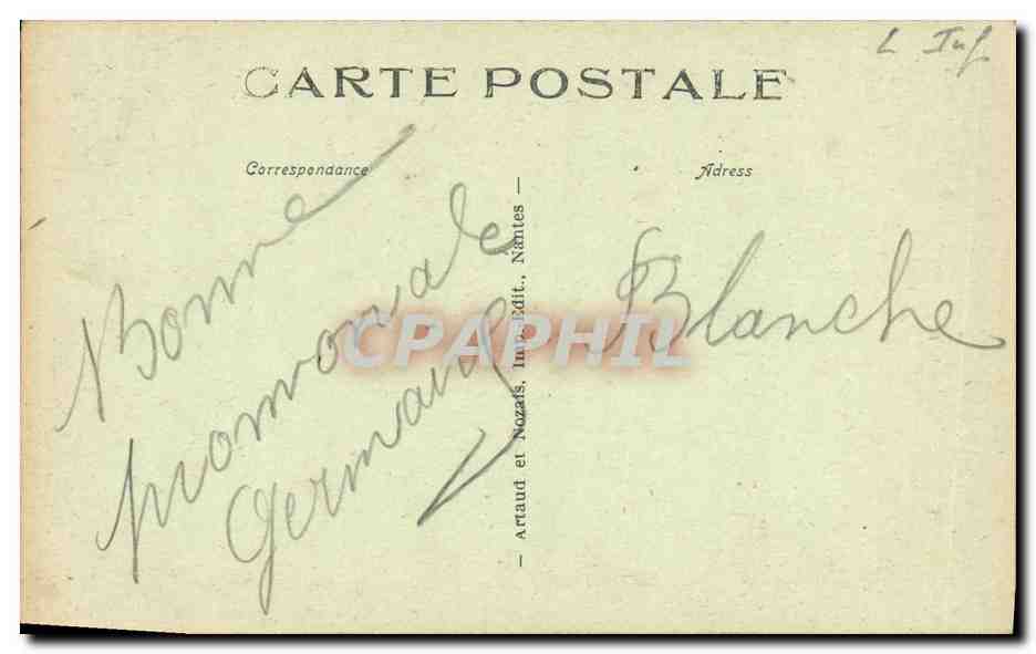 Calvaire de Pontchâteau — IVe Station — Jésus rencontre sa Très-Sainte Mère — éditeur Montrouge — Rückseite