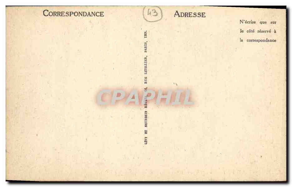 CPA Le Puy Les Orgues d Espaly et le viaduc  — Rückseite