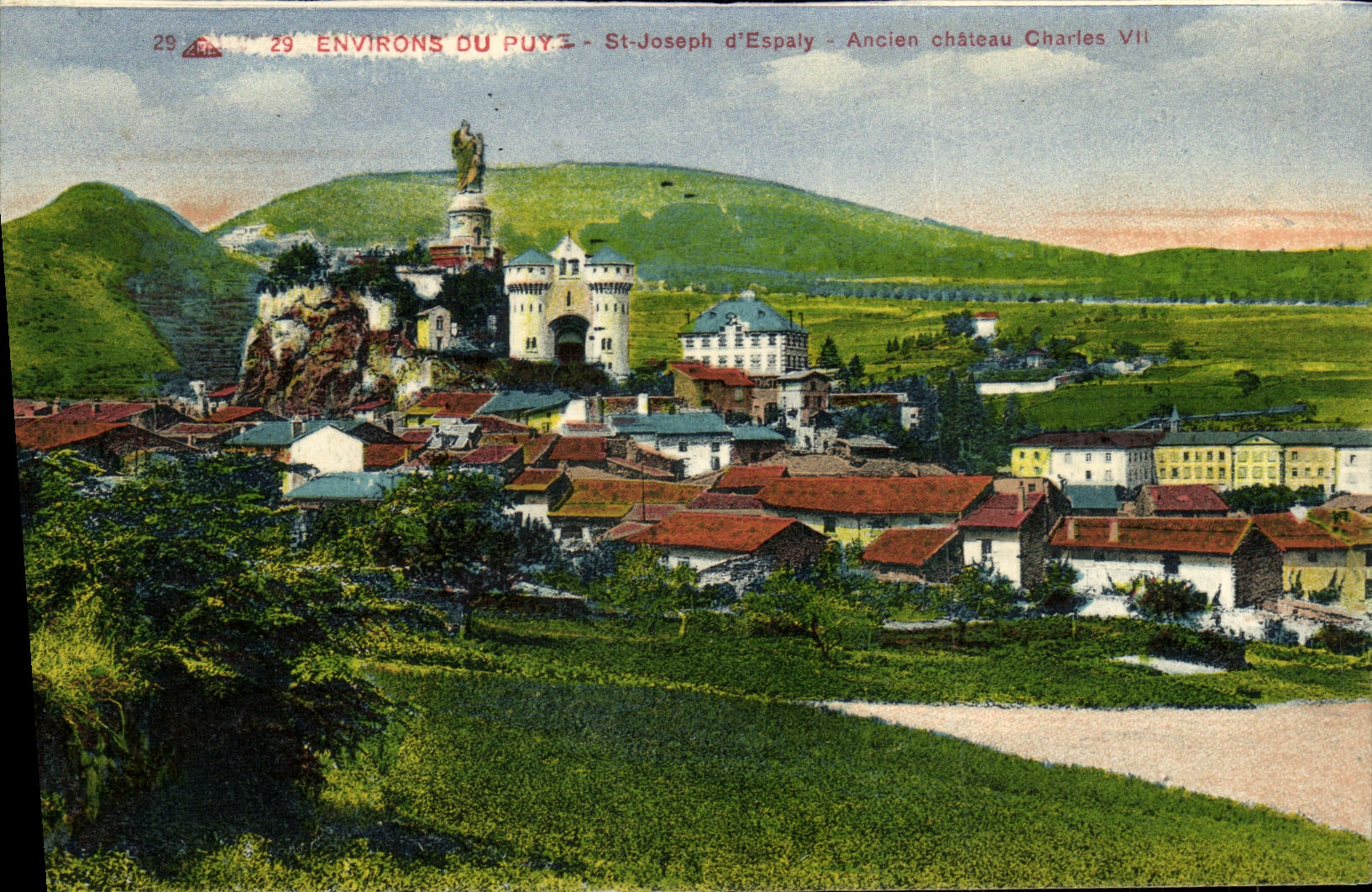 CPA Environs du Puy St Joseph d Espaly Ancien chateau Charles VII
