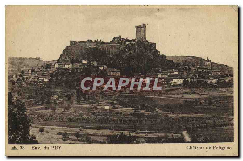 CPA Env du Puy Chateau de Polignac