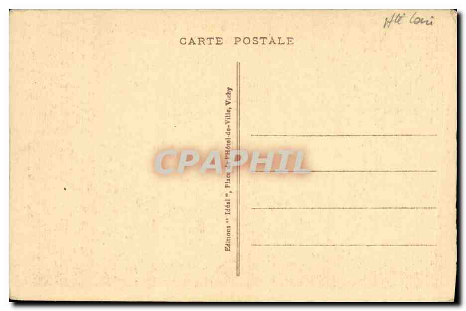 CPA Le Puy Le Cloitre Chapiteau Ancienne Egypte — Rückseite