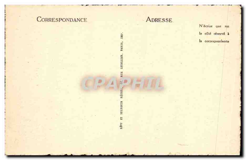 CPA Le Puy La Cathedrale Les rochers Corneille et Aiguilhe — Verso