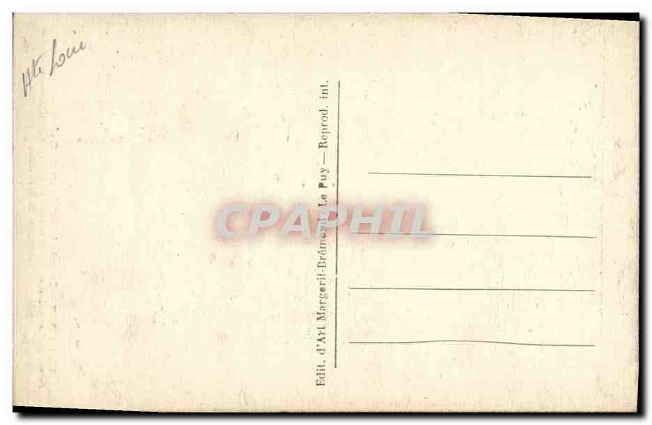 CPA Le Puy La Galerie Sud Ouest du cloittre Notre Dame — Verso